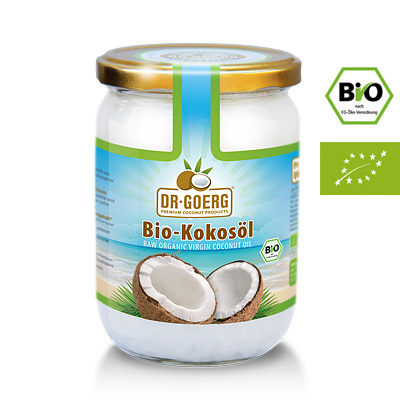 Premium Bio - Kokosöl, 500ml Glas