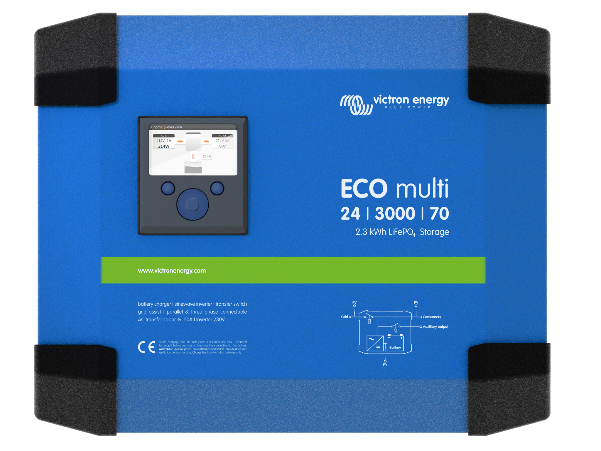 ECOmulti 24/3000/70-50 2,3 kWh LiFePO?